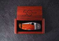 Native® 5 50th Anniversary Amber Bone CPM® S90V® Sprint Run® 50th_Knife_Wood_Box-3