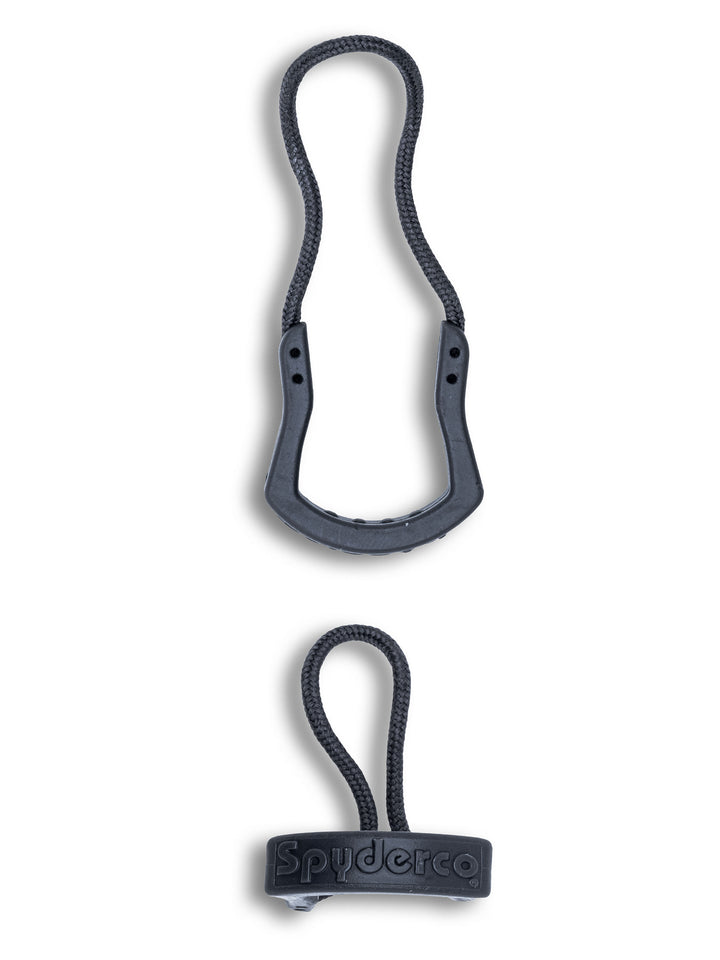 Spyderco X Vanquest® SPARTAN™ Zipper Pulls Black BGZPBK