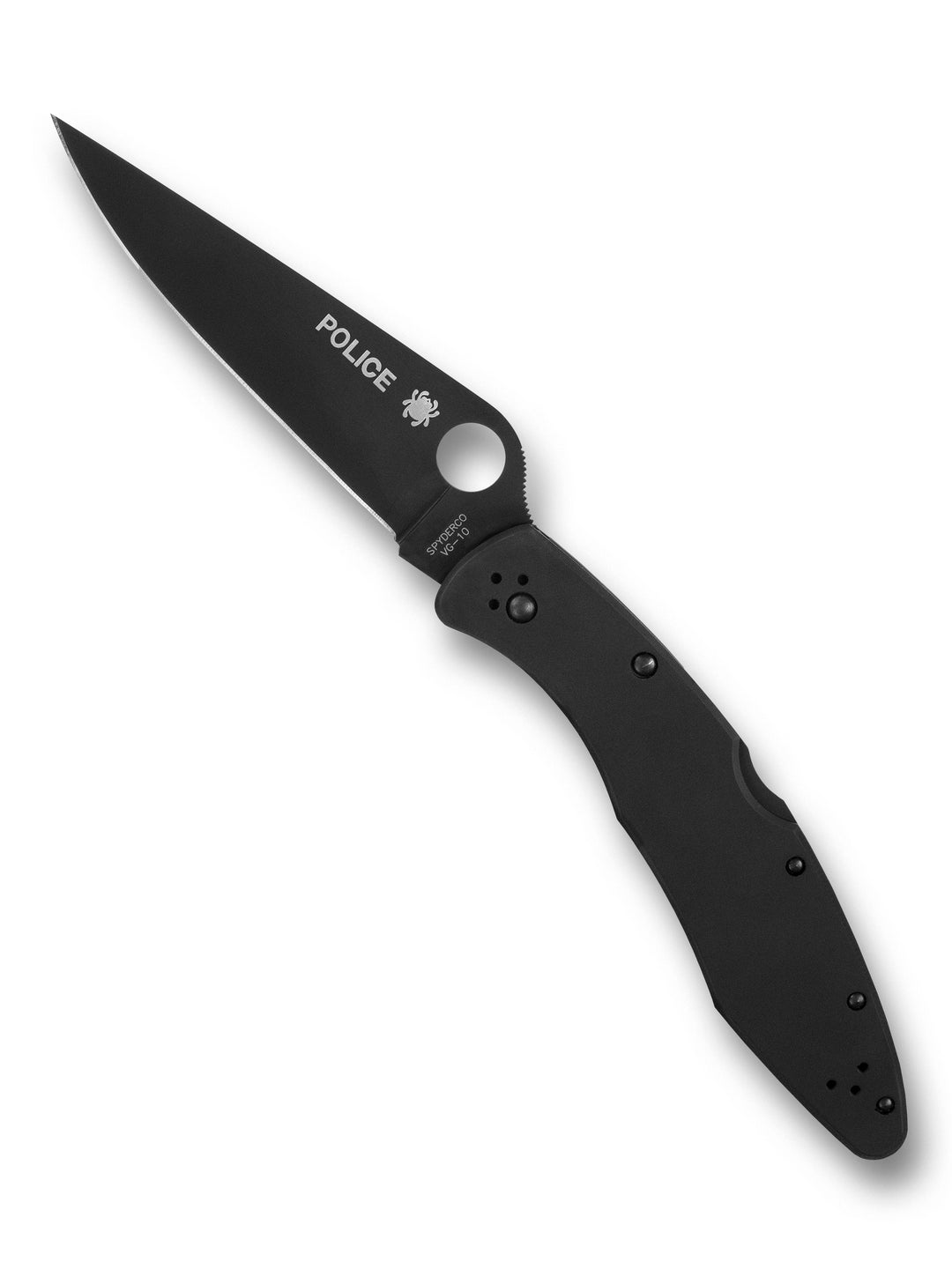 Police Model™ Black Stainless Black Blade C07BKPOpen