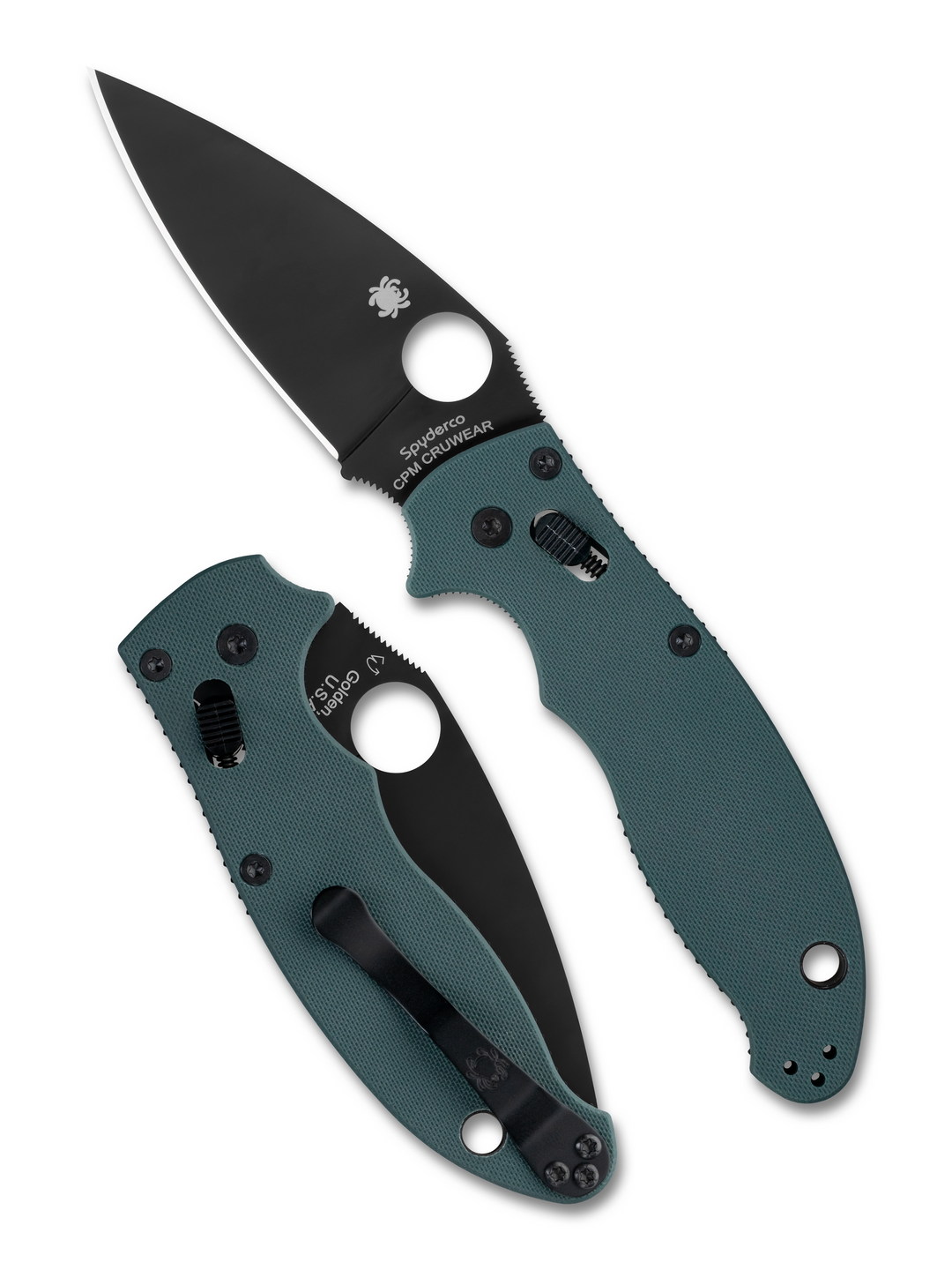 MANIX® 2 FOREST GREEN G-10 CPM® CRU-WEAR® EXCLUSIVE C101GPFGBK2Both