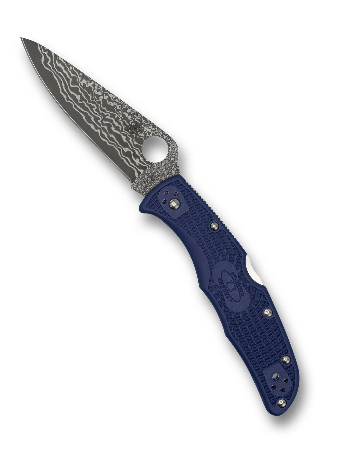 Endura Navy Blue FRN Damascus Exclusive C10FPNBD_open