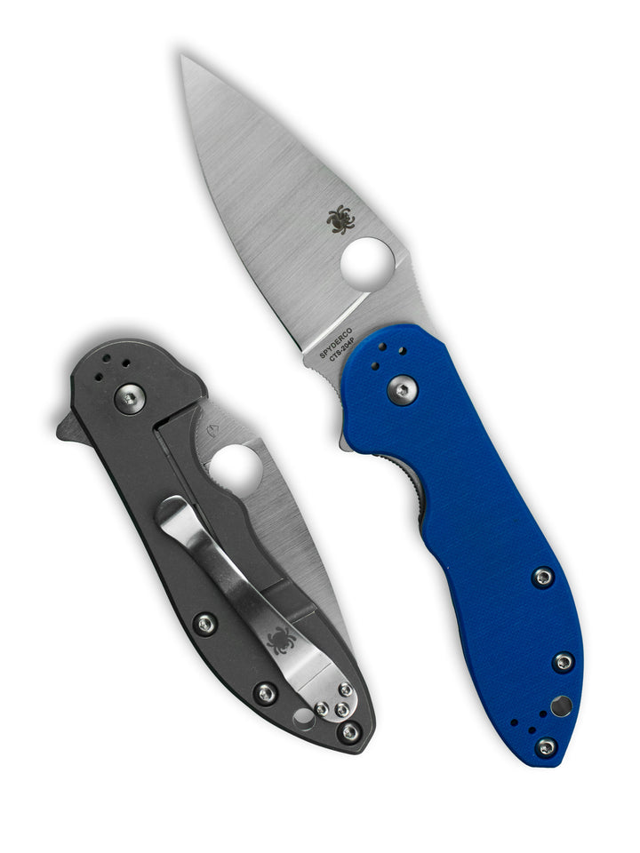 Domino™ Blue G-10 CTS 204P Exclusive C172GBLTIP_both
