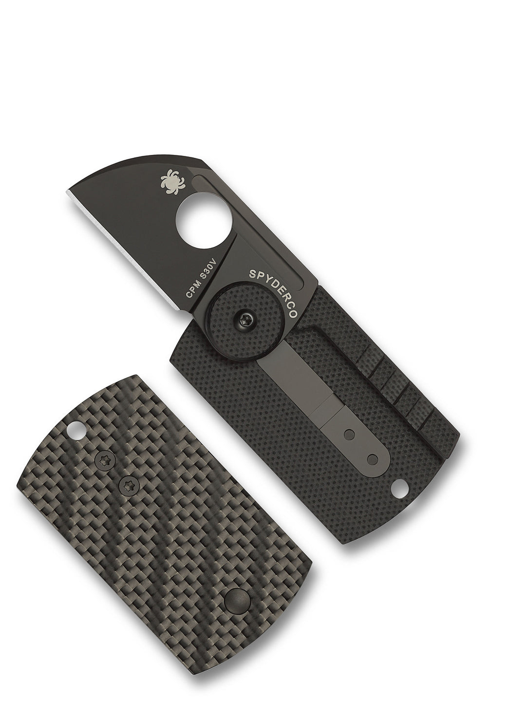 Dog Tag Folder Carbon Fiber C188CFBBKP_Both