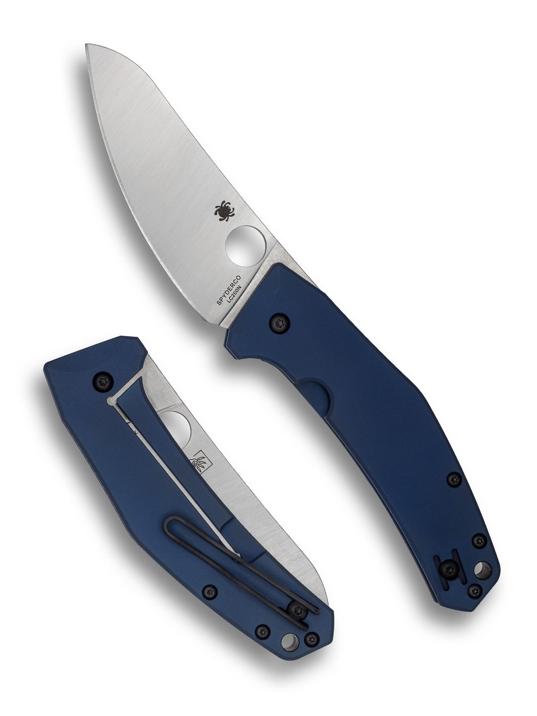 SpydieChef™ Blue Anodized Titanium LC200N Exclusive C211TIPBL_both