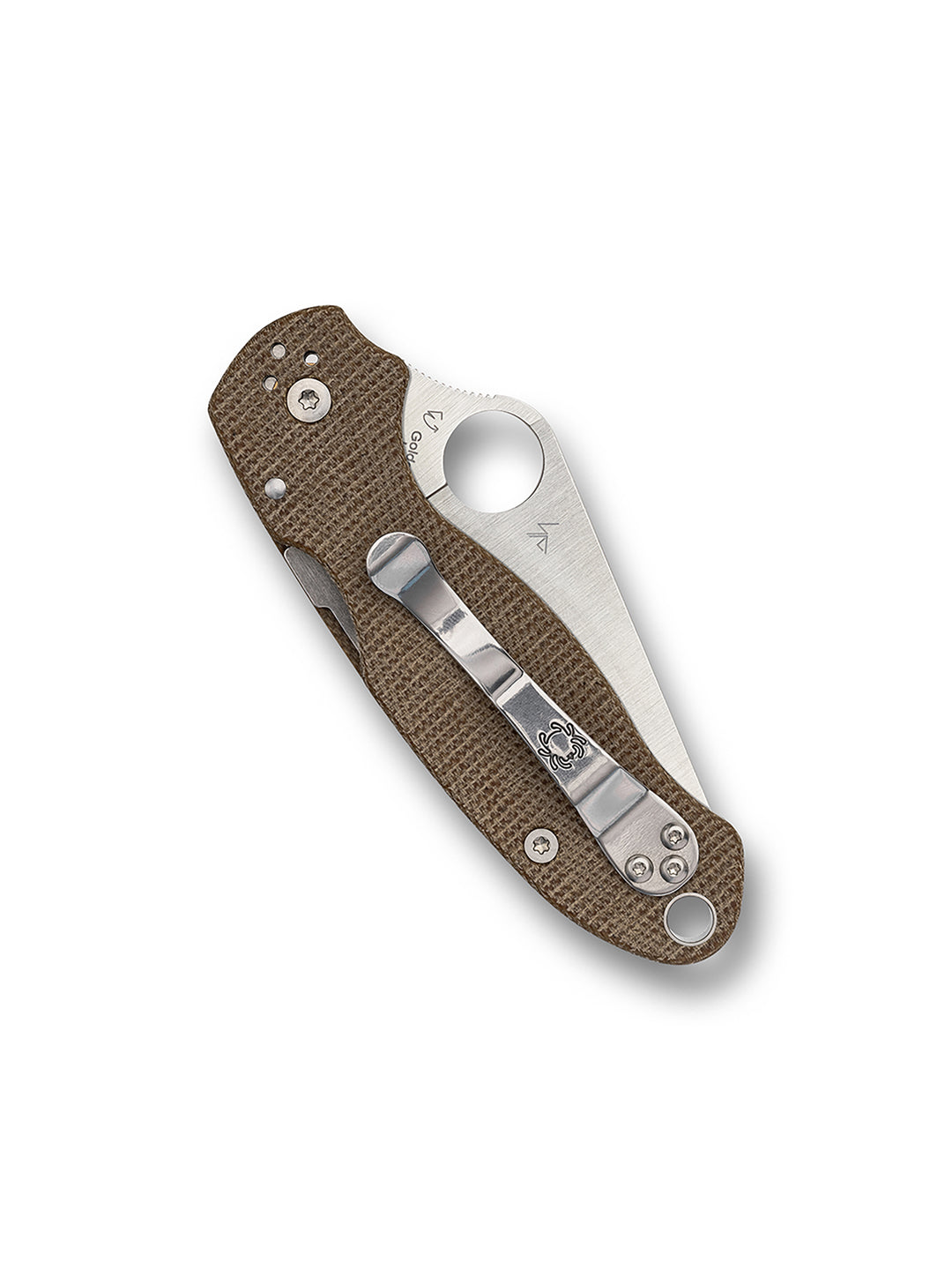 Para® 3 Brown Canvas Micarta® CPM® Cru-Wear® C223MPCW_Closed