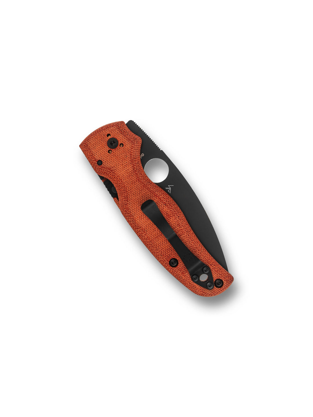 Shaman® Orange Micarta® M390 Exclusive C229MORM390BKP_closed