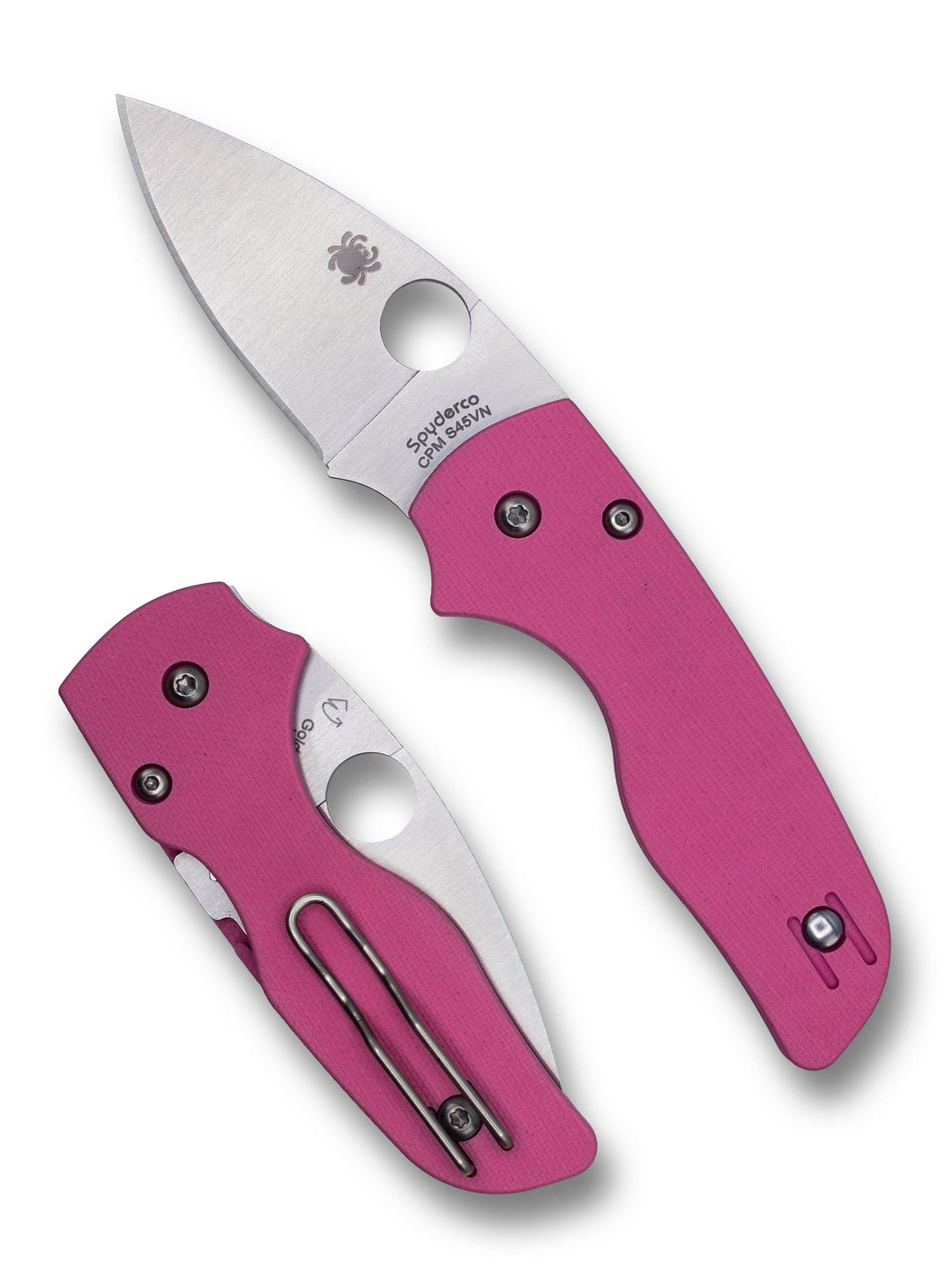 Lil' Native® Pink G-10 CPM® S45VN Exclusive C230GPPN_both