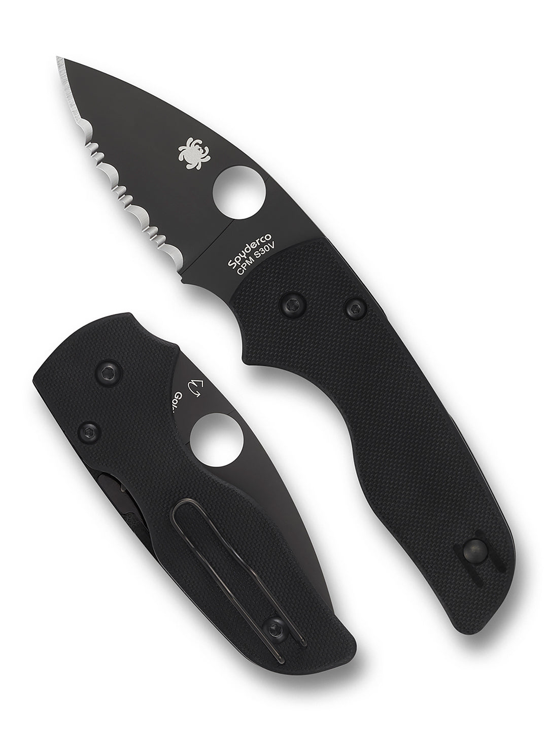 Lil' Native® G-10 SpyderEdge DLC C230GSBBK_Both