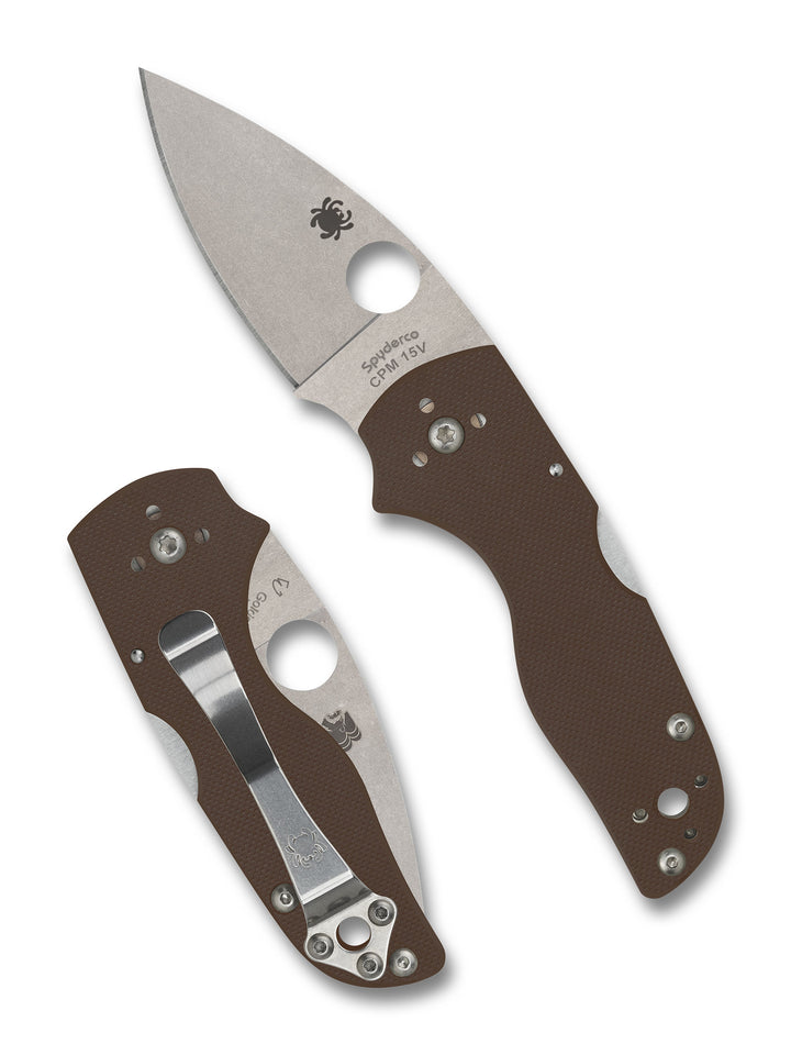 Lil' Native® Mid Back Lock Brown G-10 CPM® 15V® Sprint Run® C230MBGPBN15VBoth