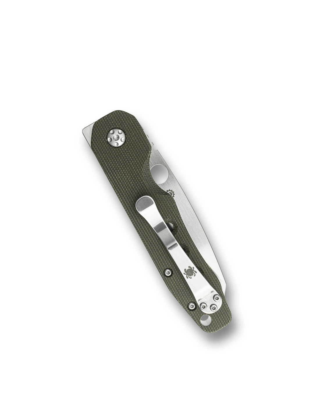Smock Green Canvas Micarta® CPM® 20CV Exclusive C240MGRP_closed