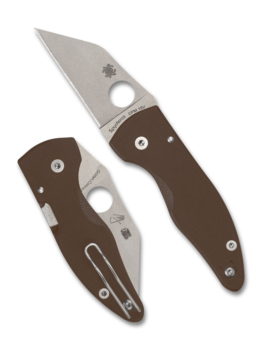 MicroJimbo™ Brown G-10 CPM® 15V® Sprint Run® Default Title C264GPBN15V_Both
