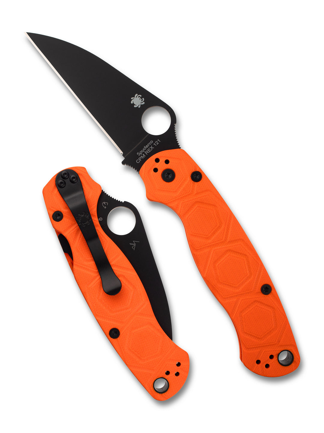 Para Military® 2 Orange G-10 CPM® REX® 121® Wharncliffe Exclusive C81GPWCORRX121BK2Both