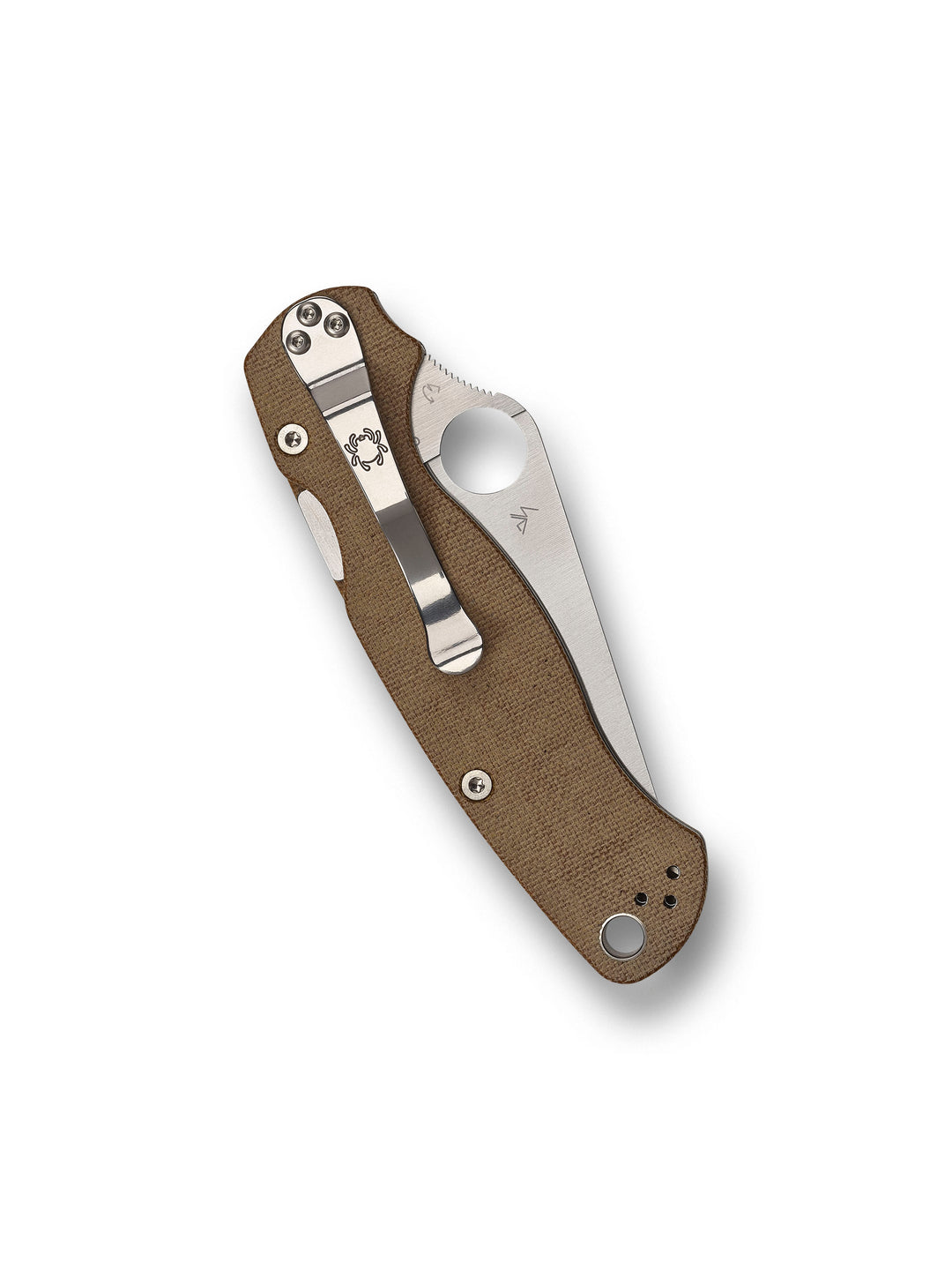 Para Military® 2 Brown Canvas Micarta® CPM® Cru-Wear® C81MPCW2_Closed