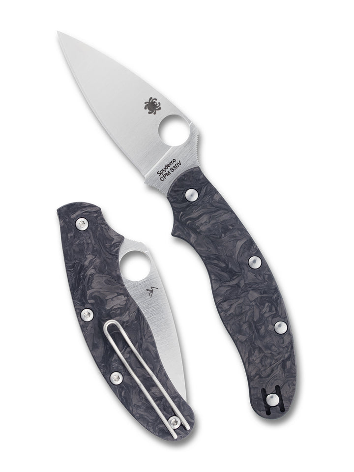 UK Penknife™ fatcarbon® Dark Matter Carbon Fiber CPM® S30V® C94CFS30VPBoth