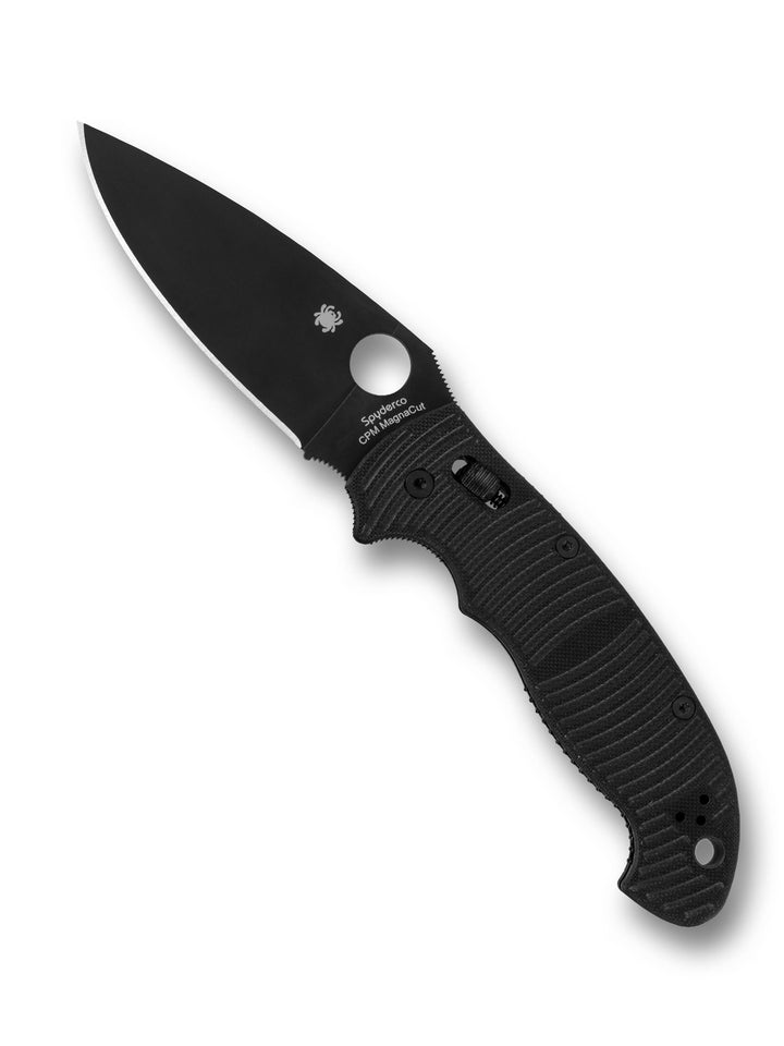 Manix® 2XL Salt® Black G-10 CPM® MagnaCut® Black Blade C95GMCBKP2Open