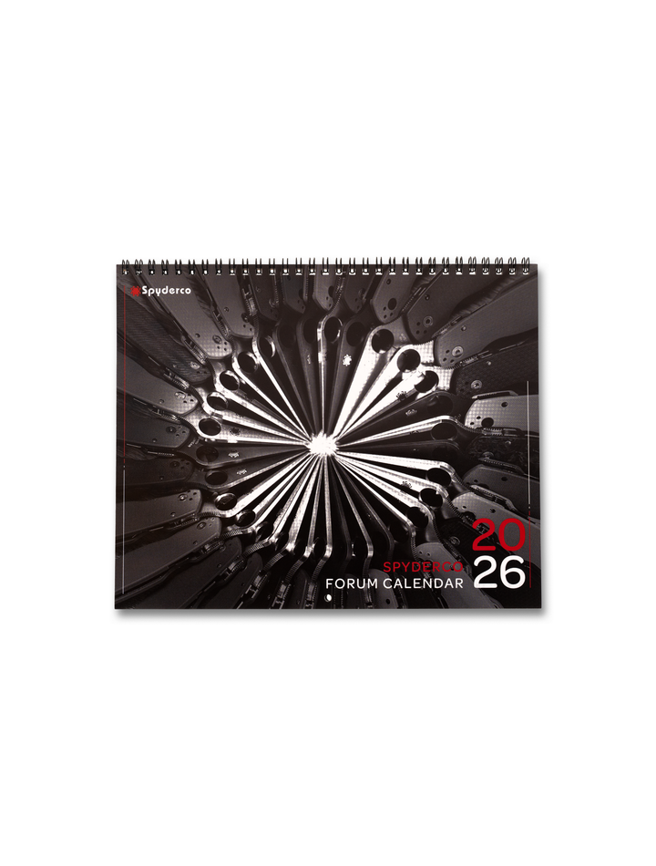 Spyderco Calendar 2026 CALENDAR2026_Front
