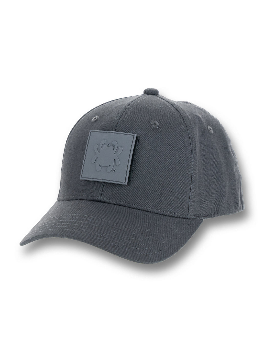 Structured Hat Gray/Gray with Gray Bug™ PVC Patch HAT17Left