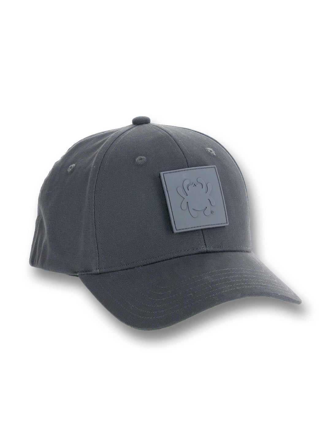 Structured Hat Gray/Gray with Gray Bug™ PVC Patch HAT17Right