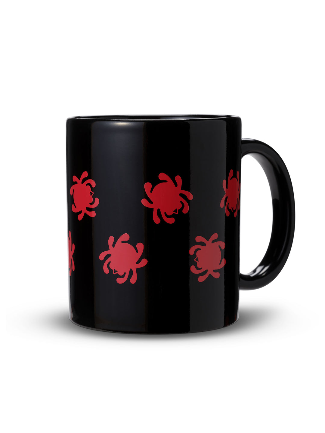 Spyderco Mug Black with Red Bug MUG01_Front