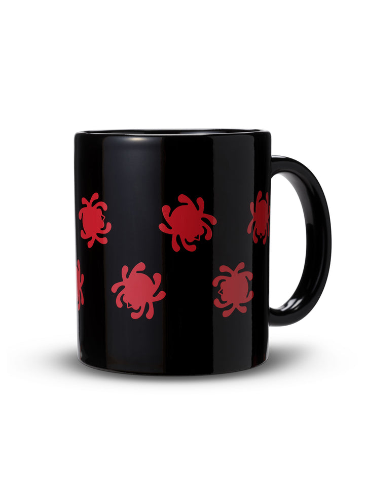 Spyderco Mug Black with Red Bug MUG01_Front
