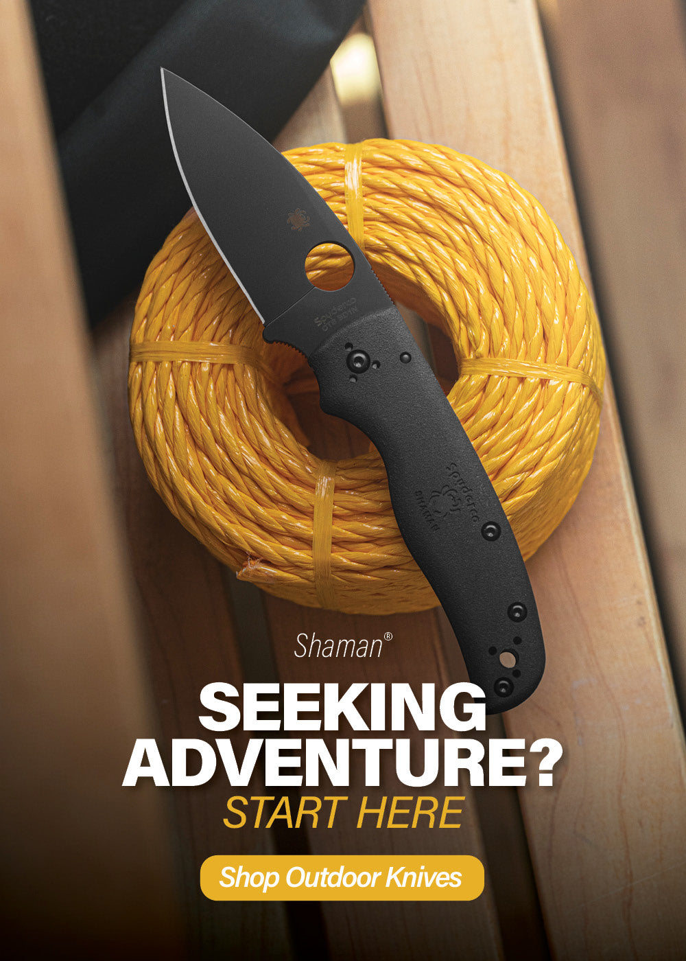 Shaman. Seeking adventure? Start here. Shop outdoor knives.
