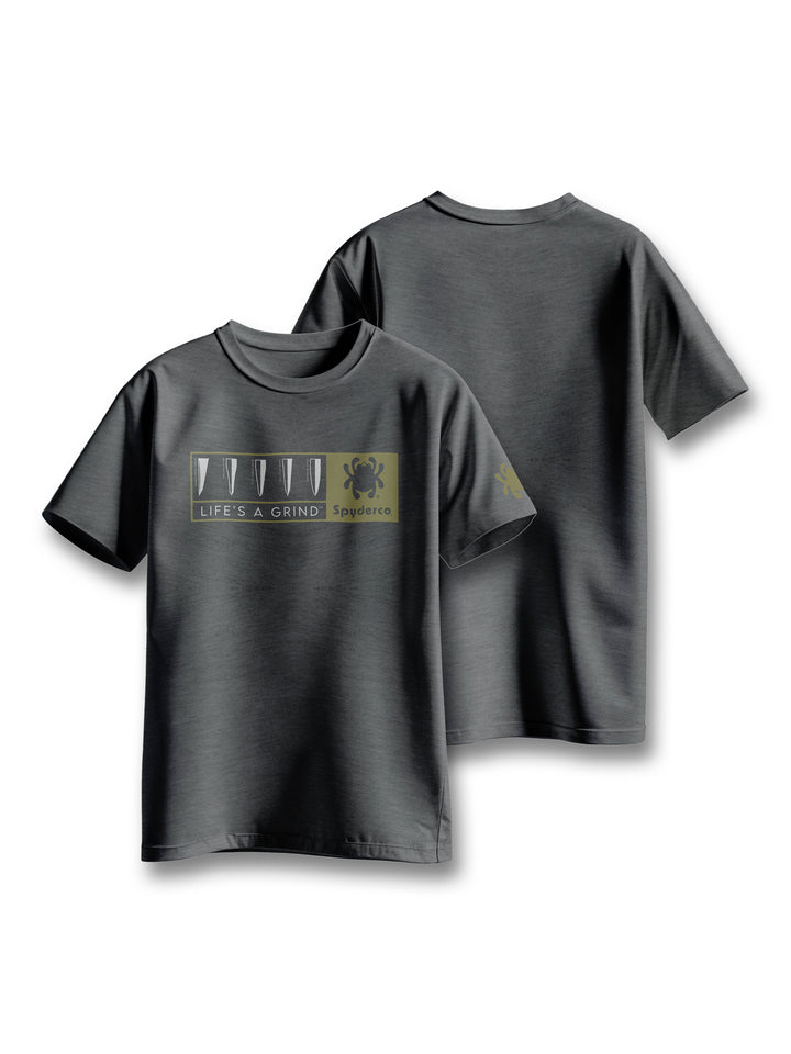 T-Shirt Life's A Grind™ Heather Gray TS05HDGBoth