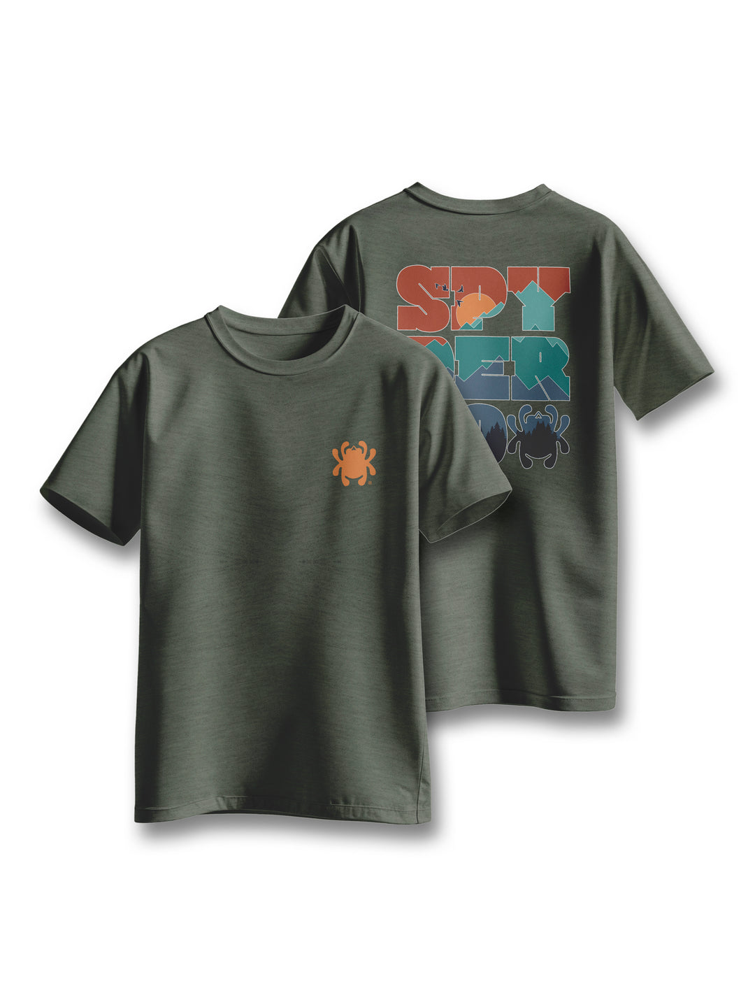 T-Shirt Spyderco Heather Green TS06HGRBoth