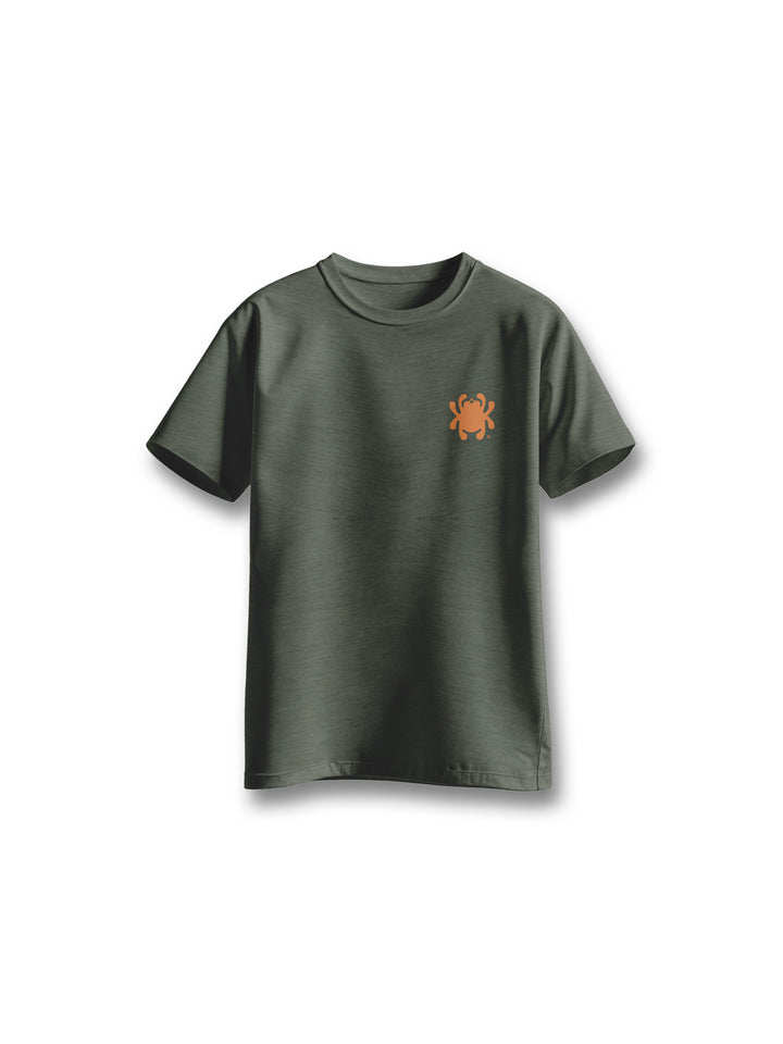 T-Shirt Spyderco Heather Green TS06HGRFront