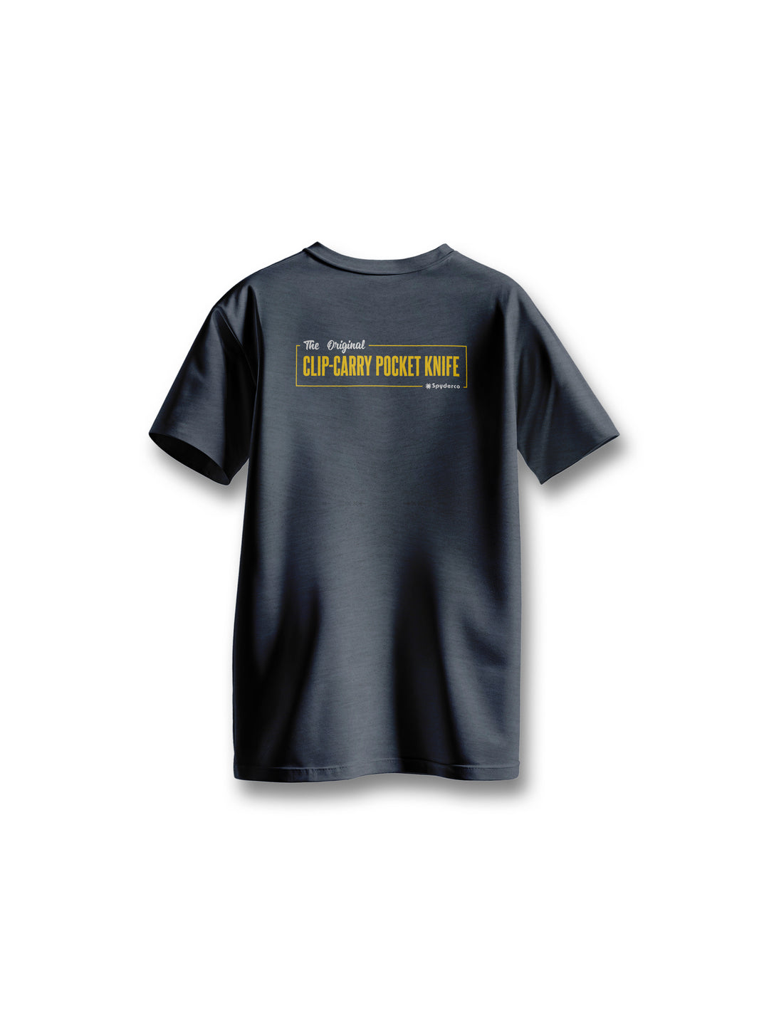 T-Shirt Clip Carry Heather Navy TS07HNYBack
