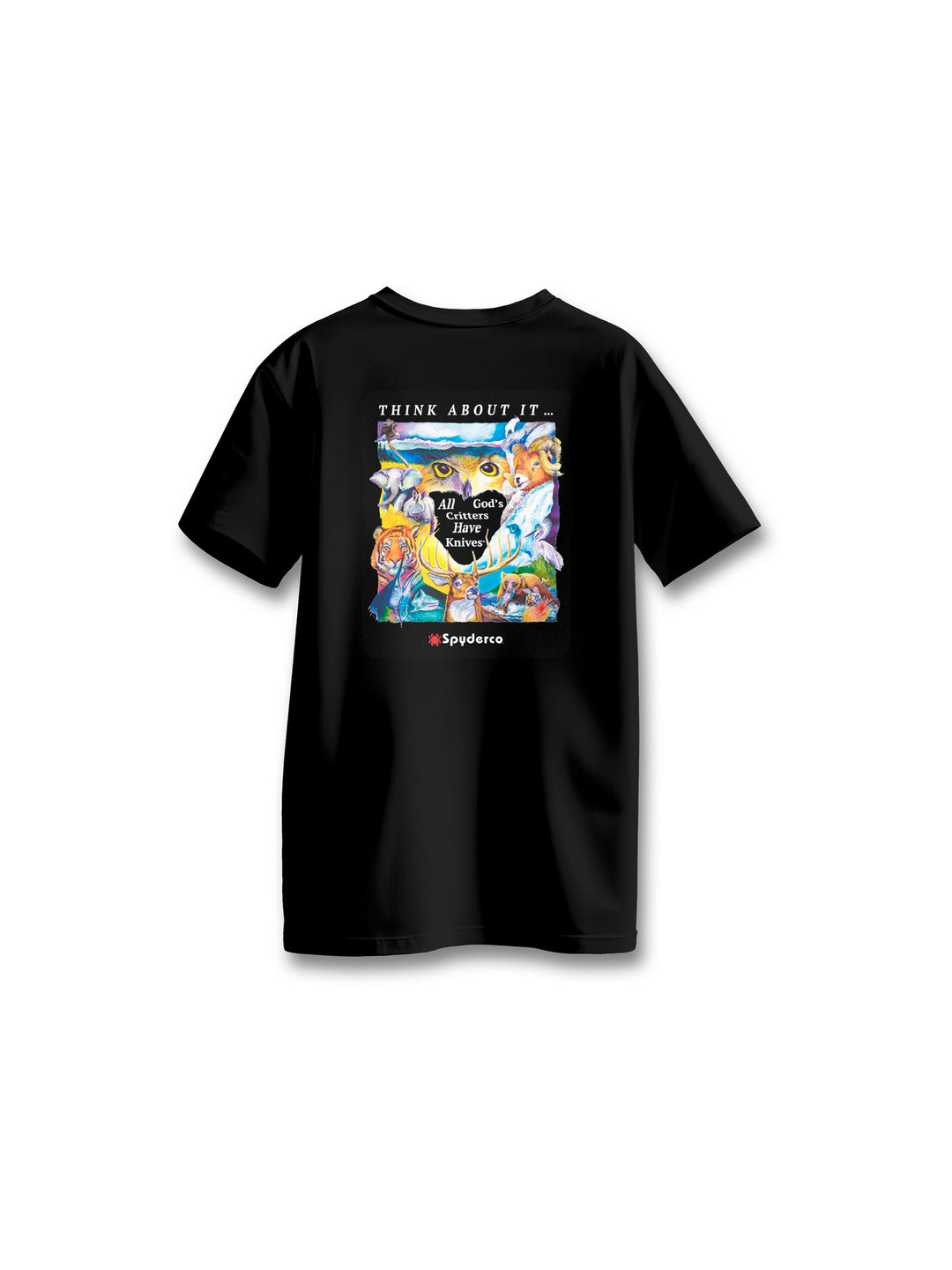 Critter Black T-Shirt TS08BKBack