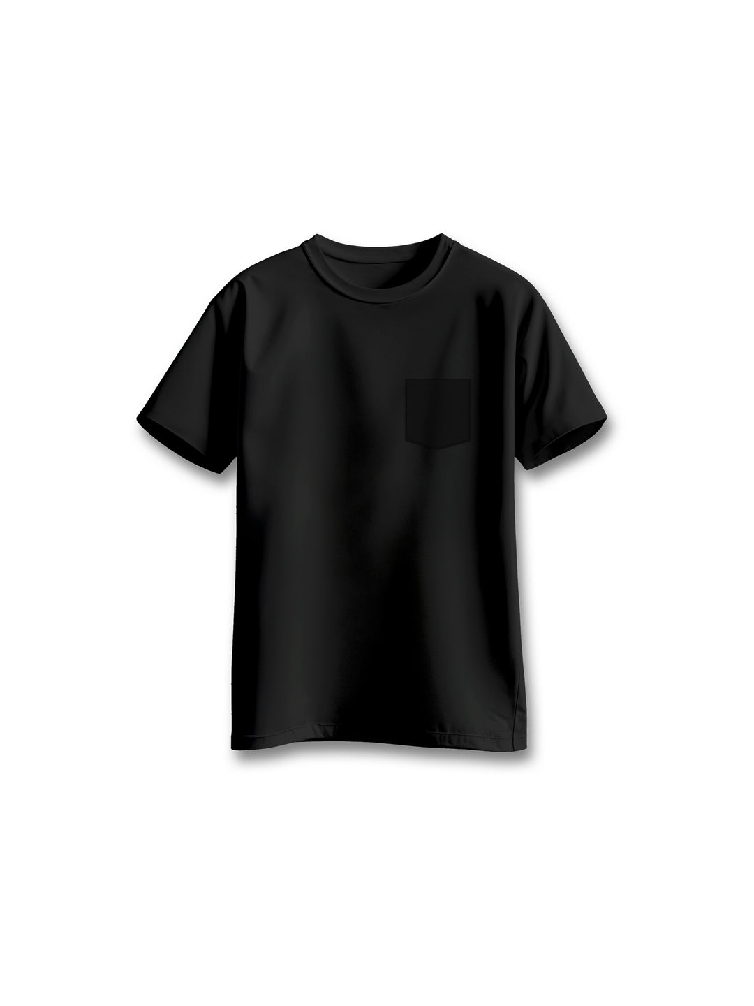 Critter Black Pocket T-Shirt TS09BK_Front