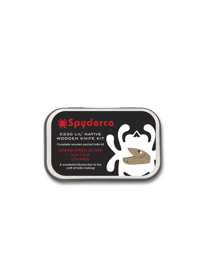 Spyderco Wooden Knife Kit WDKIT2_Closed