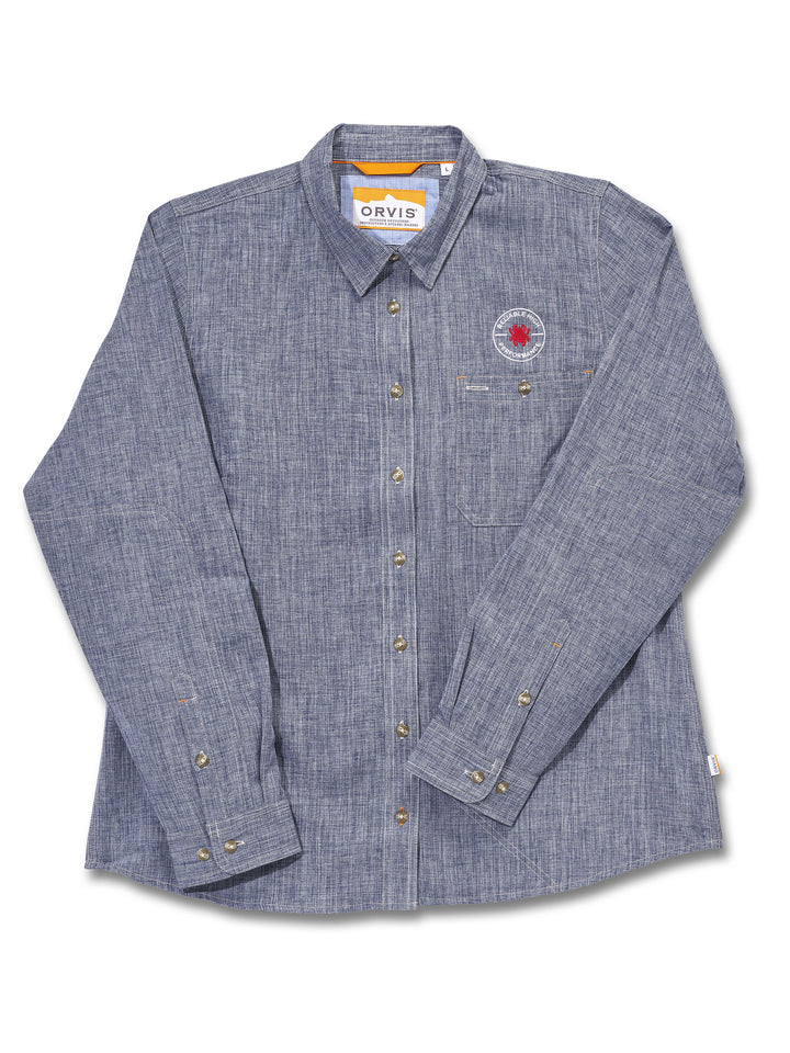 Orvis® Tech Women's Chambray Work Shirt Medium WS03WM